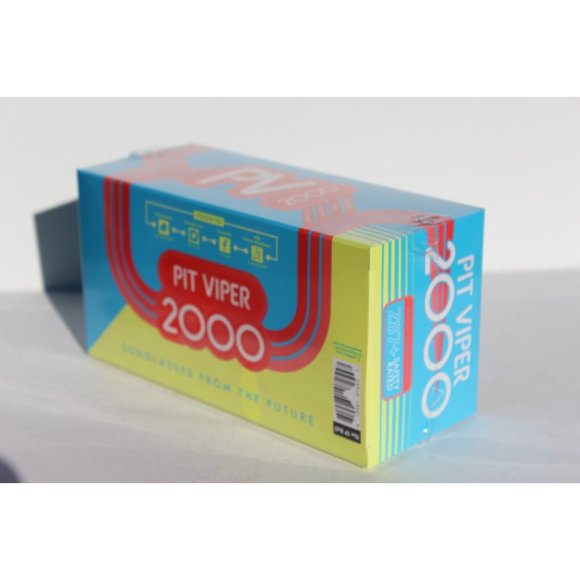 PIT VIPER The TP Roll 2000s Sunglasses Red Blue/Orange Shield NEW - Picture 7 of 10